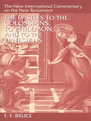 cover image of The Epistles to the Colossians, to Philemon, and to the Ephesians